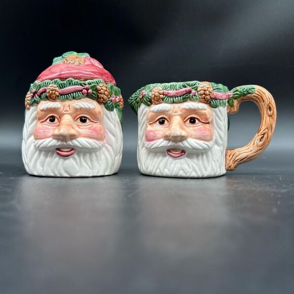 Dalton Santa Christmas Creamer and Sugar (E) - Picture 2 of 7